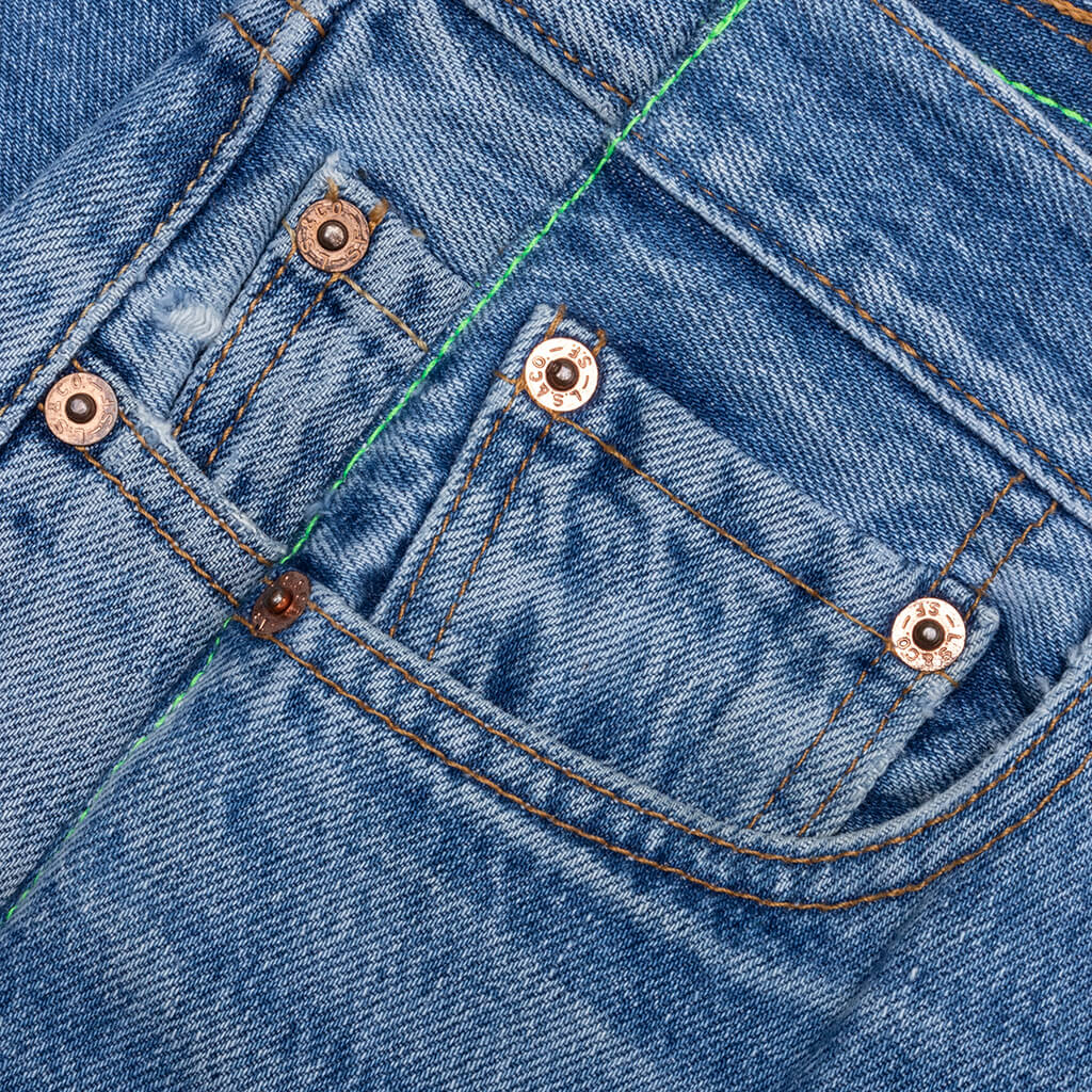 Monroe Triple Wide Denim Trouser Indigo