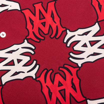 MA Quad Bowling Shirt Deep Red