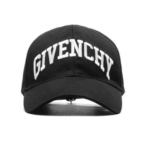 College Embroidered Cap Black