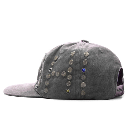 Studded Wrap Around Hat Black