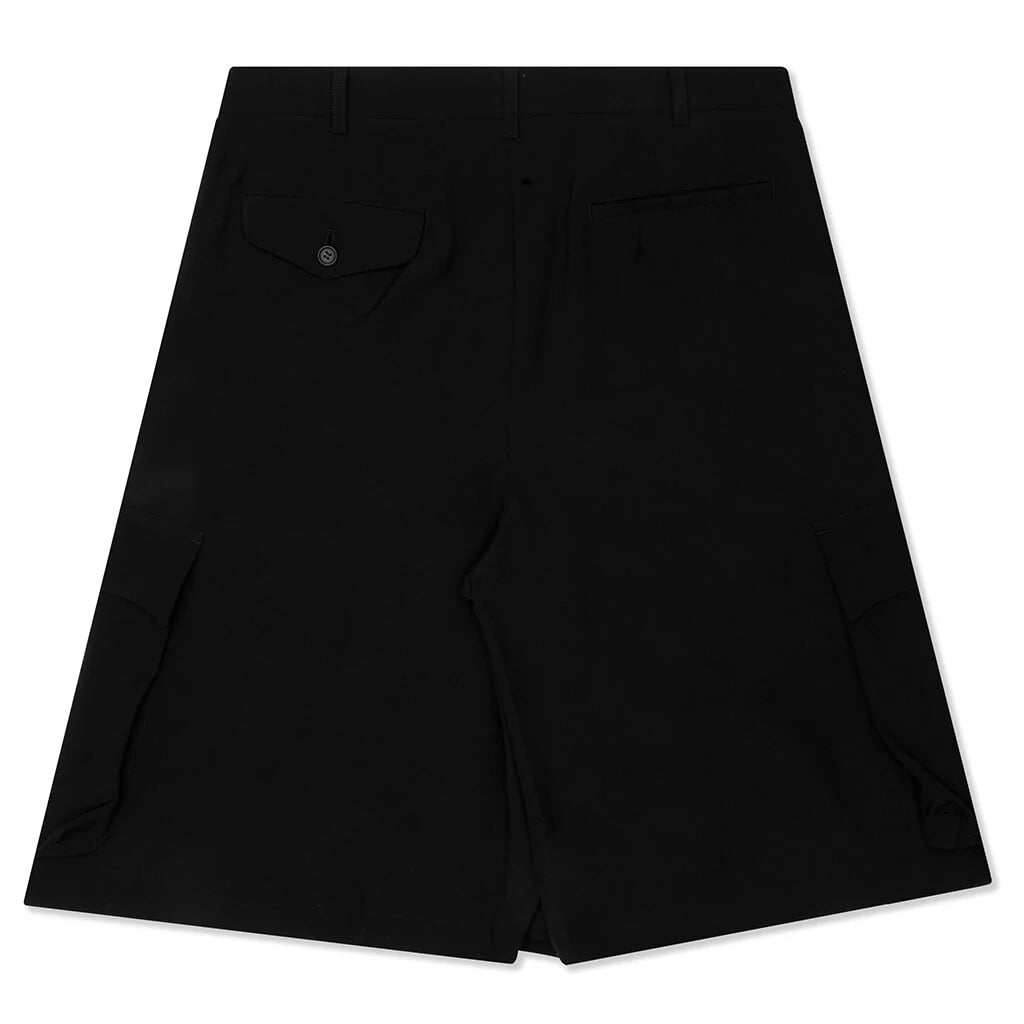 Wool Tropical Medium Skirt Black