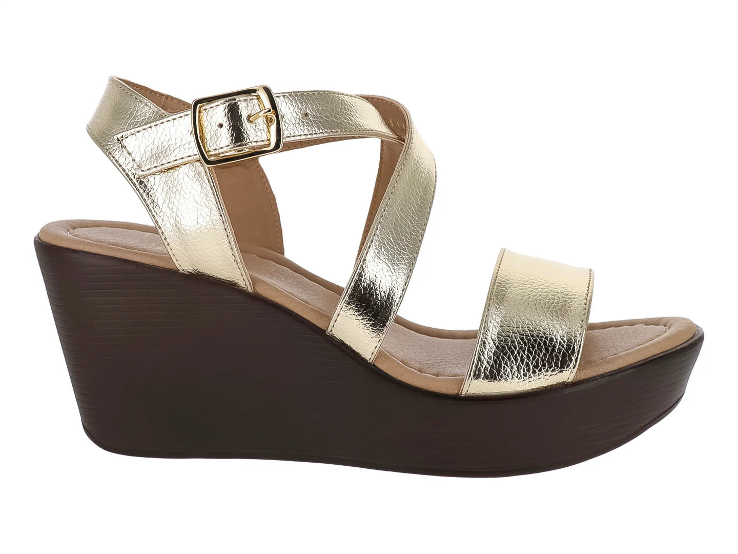 Sandalias Luna Rosa Oro Inglés para Mujer