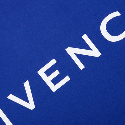 Classic Fit Branding Bonded T Shirt Ocean Blue