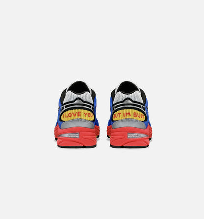 Grid Jazz 9 x Jae Tips I Love You But Im Busy Mens Lifestyle Shoe Red Blue Yellow