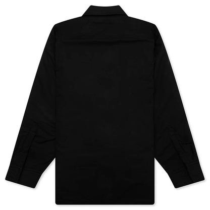 Button Up Jacket Black
