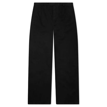 Cotton Drill Trousers Black