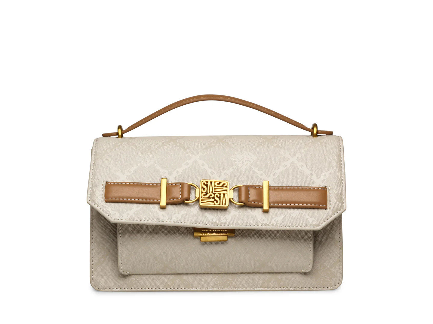 Bolsa de Hombro Steve Madden Barbs Bone Camel para Mujer