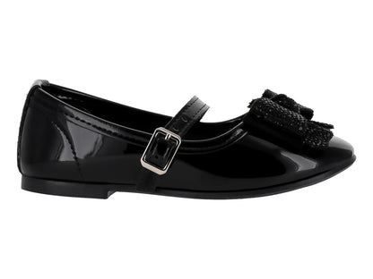Zapatos Planos 4EVER Charol Negro para Niña