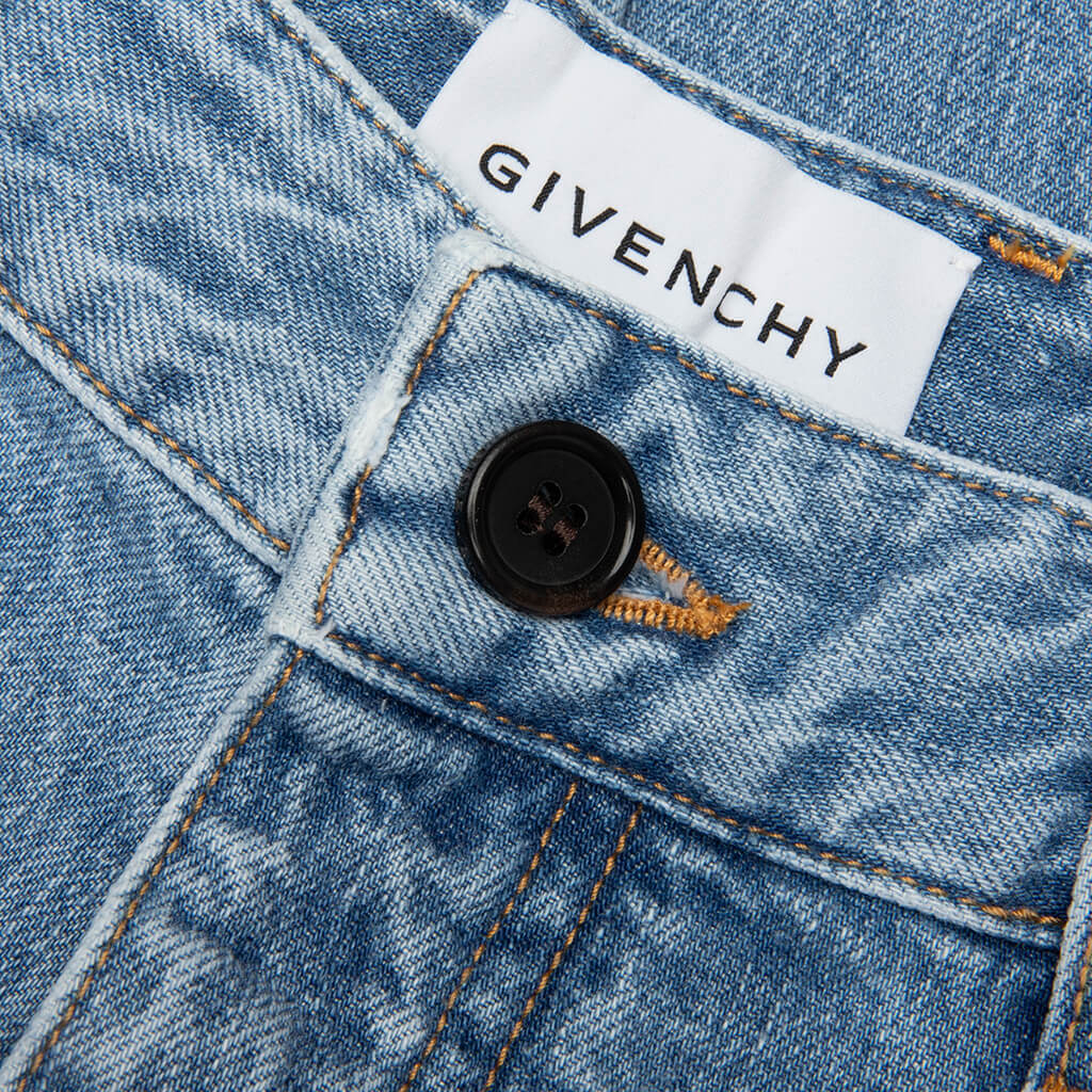 Couture Seam Jeans Light Blue
