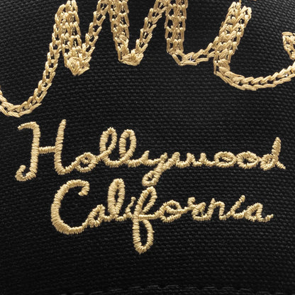 Amiri Hollywood Canvas Hat Black