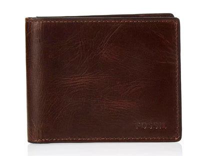 Cartera Fossil de Cuero Color Café