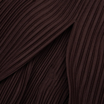 Tailored Pleats 2 Eggplant Black