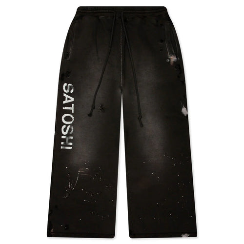 Luke Fleece Sweatpants Black