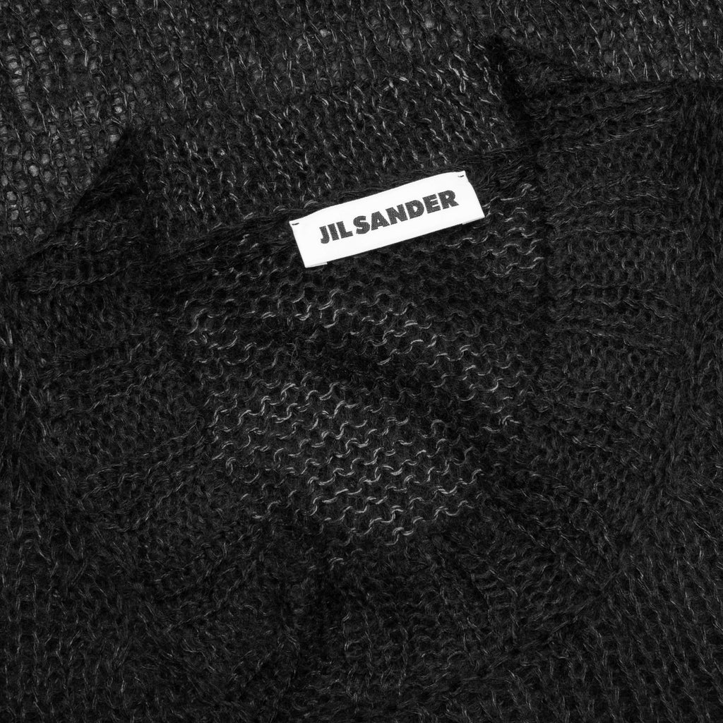 Layered Sweater With T Shirt Black