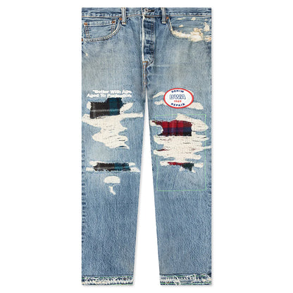 Denim Repair Pants Indigo