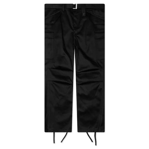 Cotton Chino Pants Black