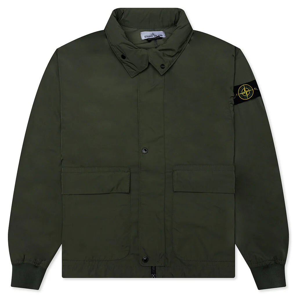 Micro Twill Hooded Jacket Musk