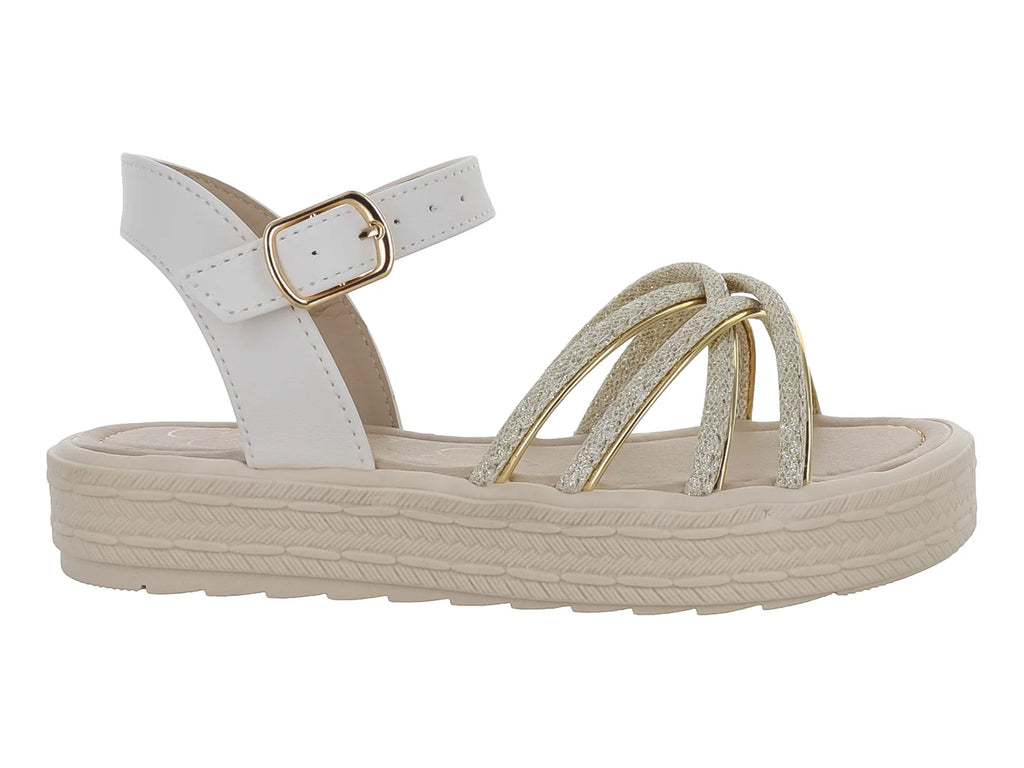 Sandalias By Party Color Latte para Niña