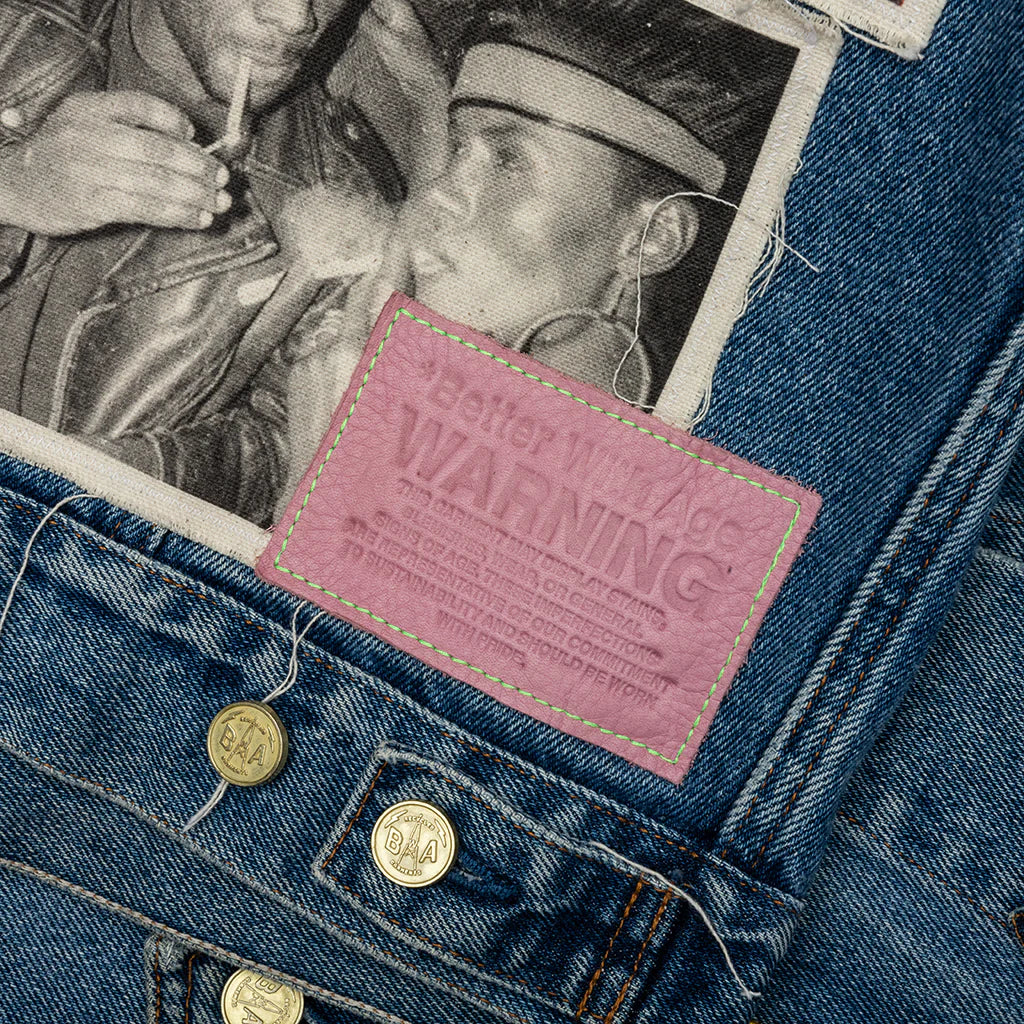 Portrait Denim Jacket Multi