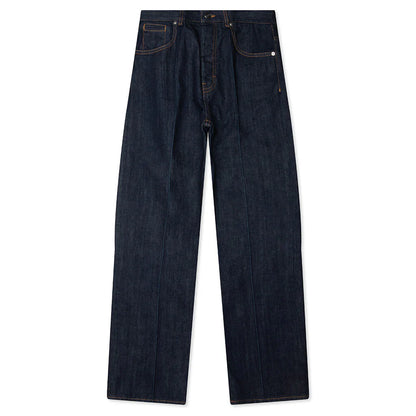 Straight Leg Jeans Dark Blue