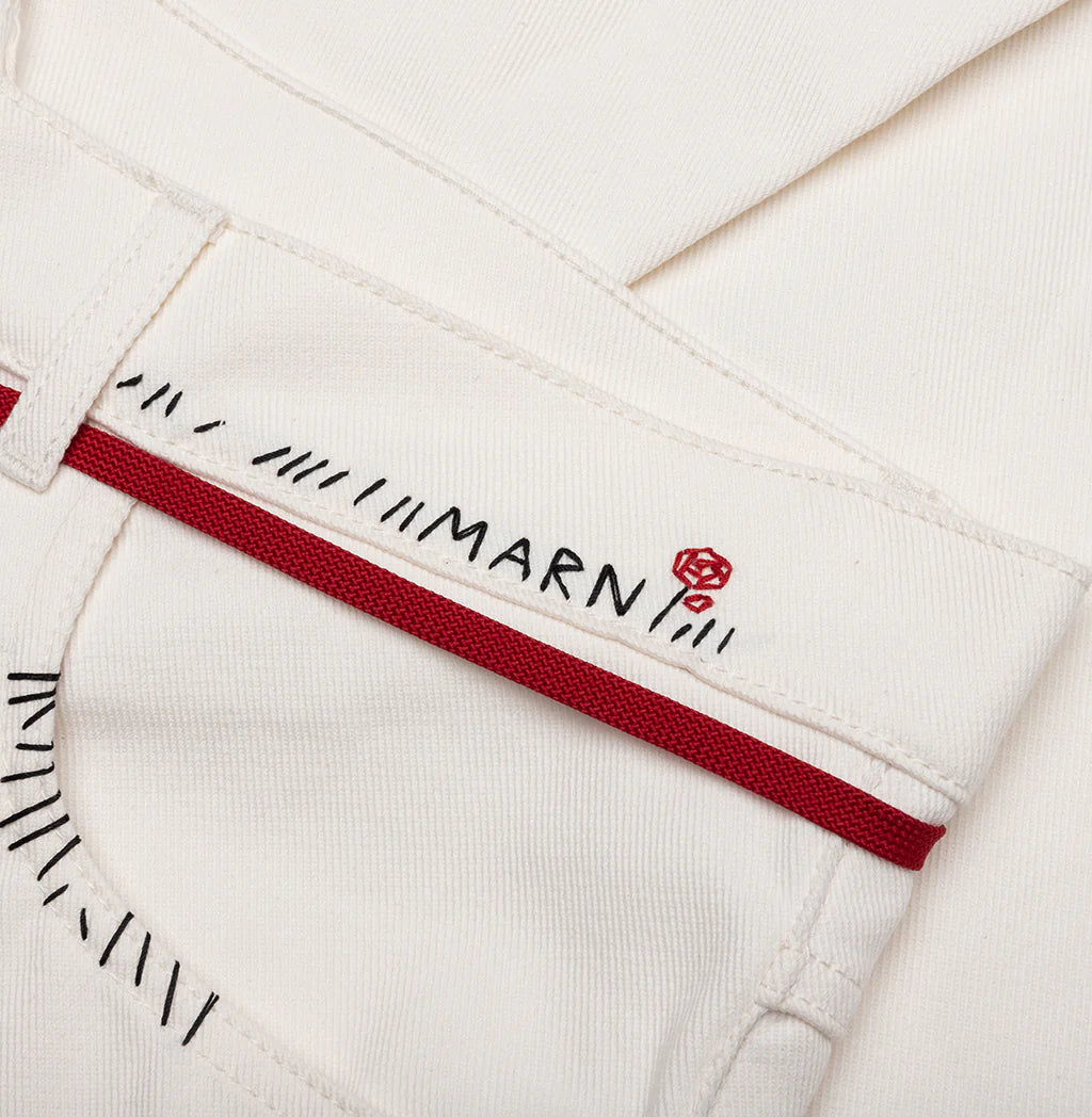 Drawstring Trousers Lily White