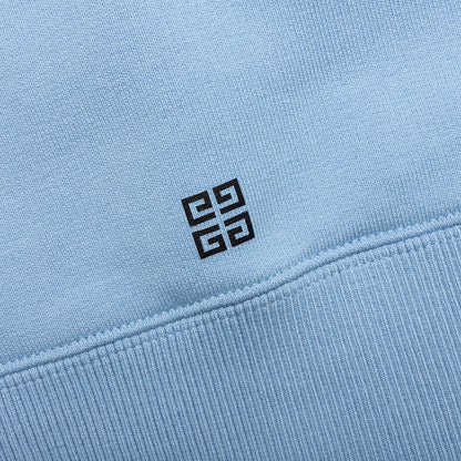 Slim Fit Hoodie Light Blue