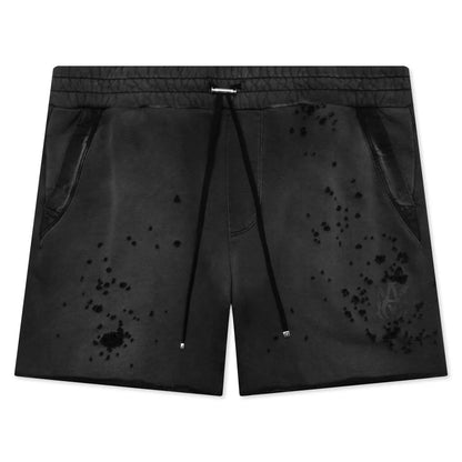 Core Logo Shotgun Sweat Shorts Faded Black