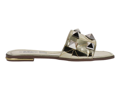 Sandalias MELIANA Charol Dorado para Mujer