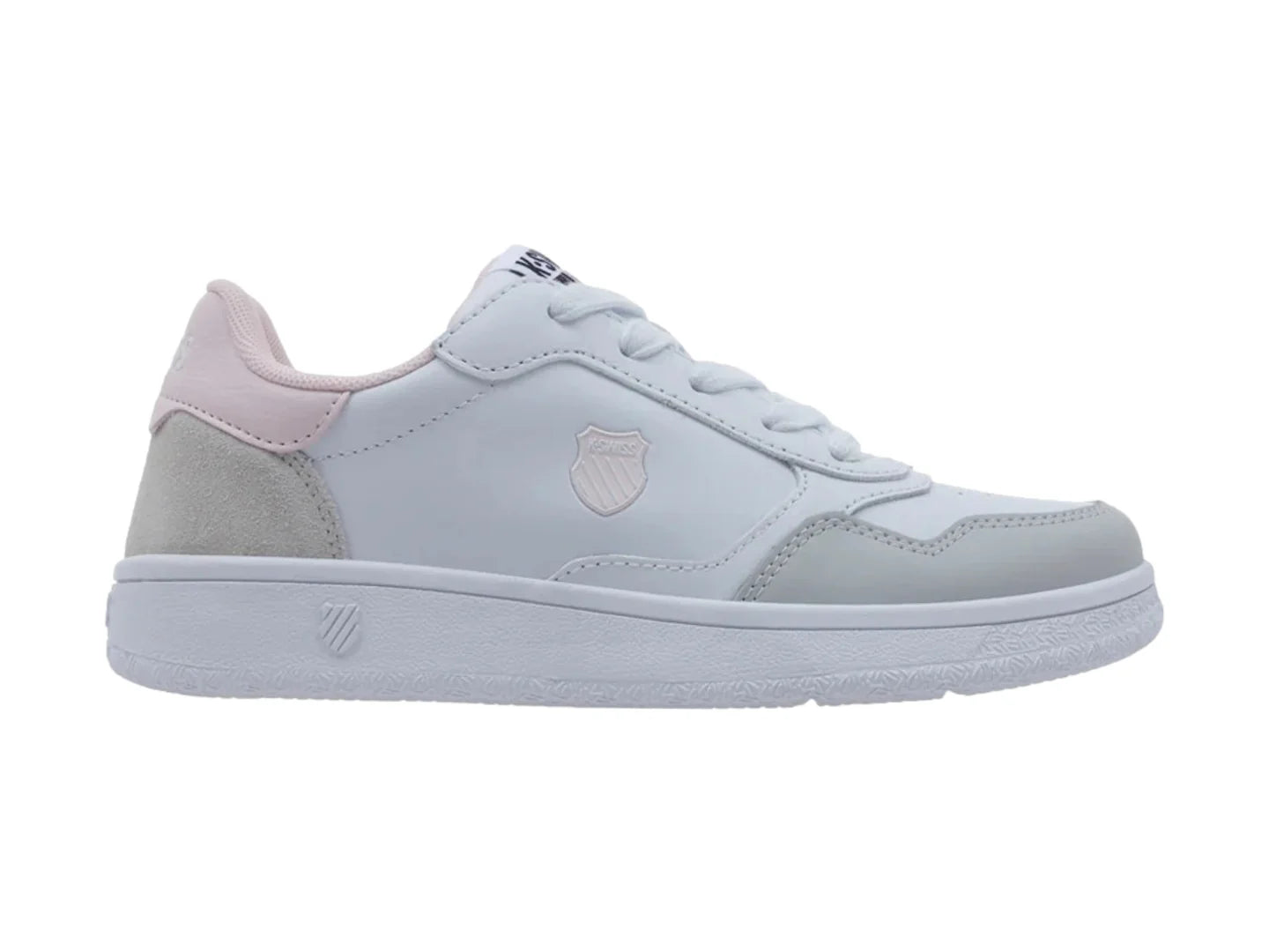 Tenis K Swiss Slamshield II Blanco y Rosa para Mujer