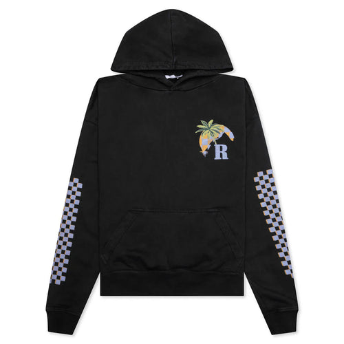 Moonlight Tropics Hoodie Vintage Black