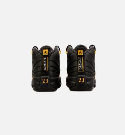 Air Jordan 12 Retro Black Taxi Grade School Lifestyle Shoe Black Free Shipping