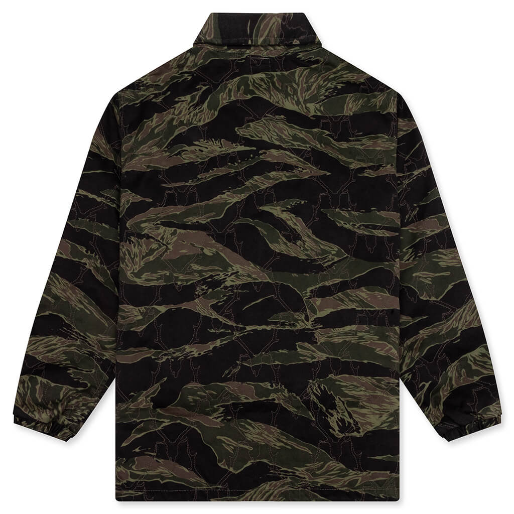 Coach Jacket Skull Quilting Tiger Camo