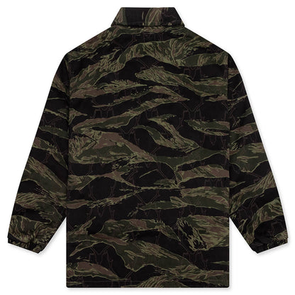 Coach Jacket Skull Quilting Tiger Camo