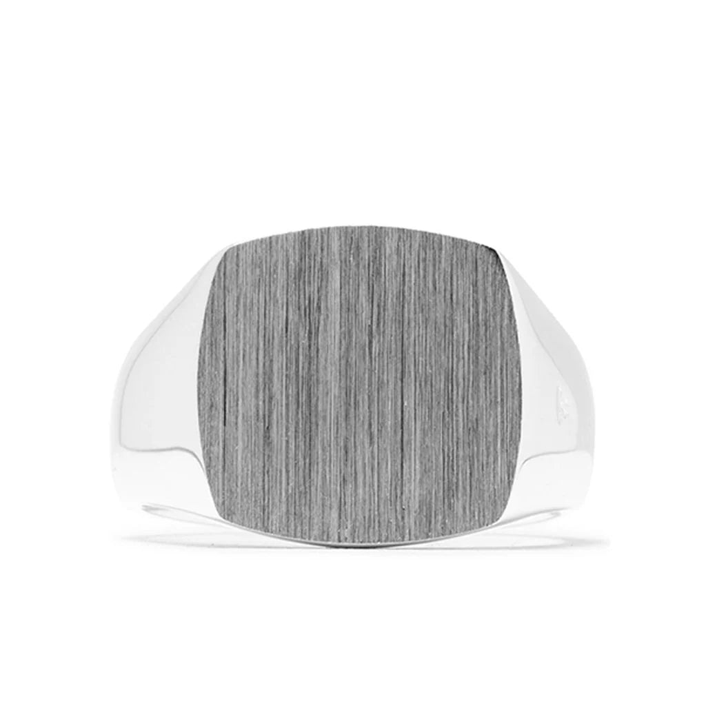 Cushion Satin 925 Sterling Silver