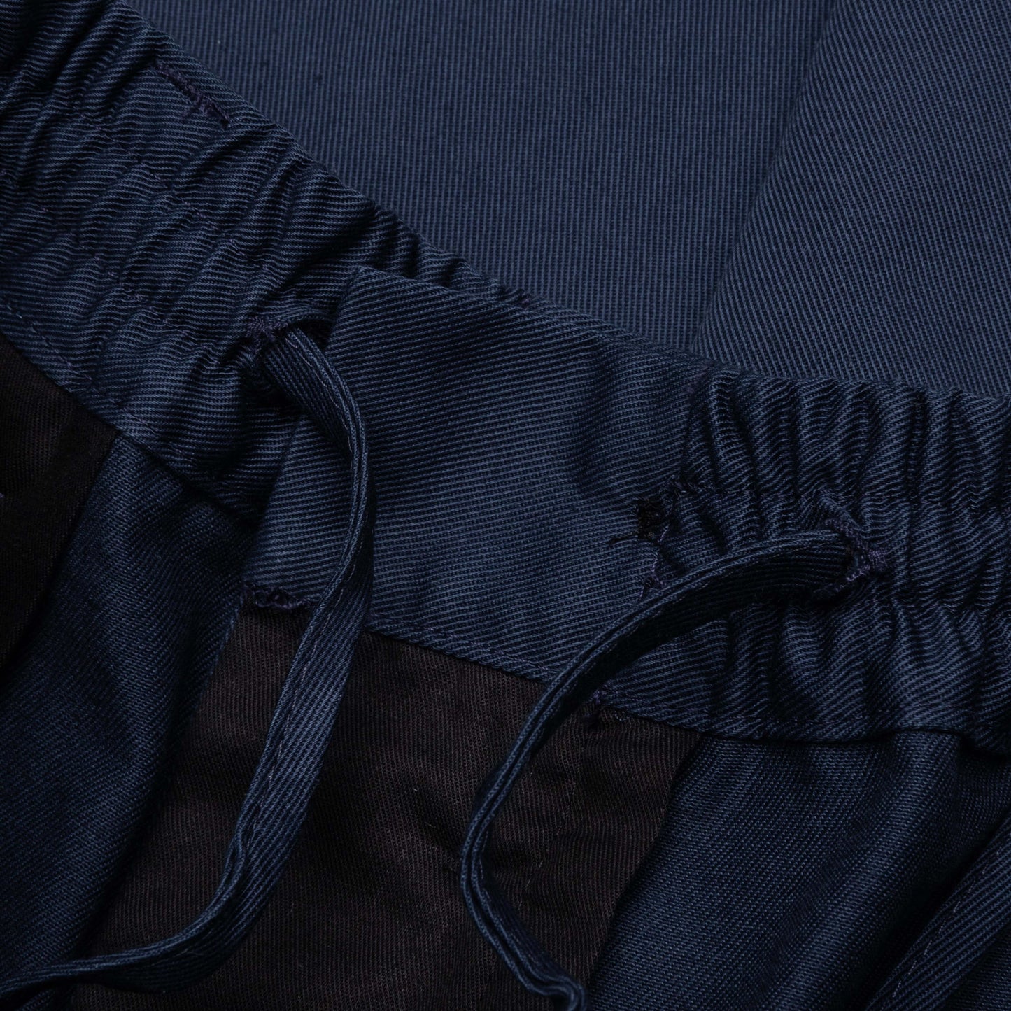 Cropped Drawstring Trousers Ink