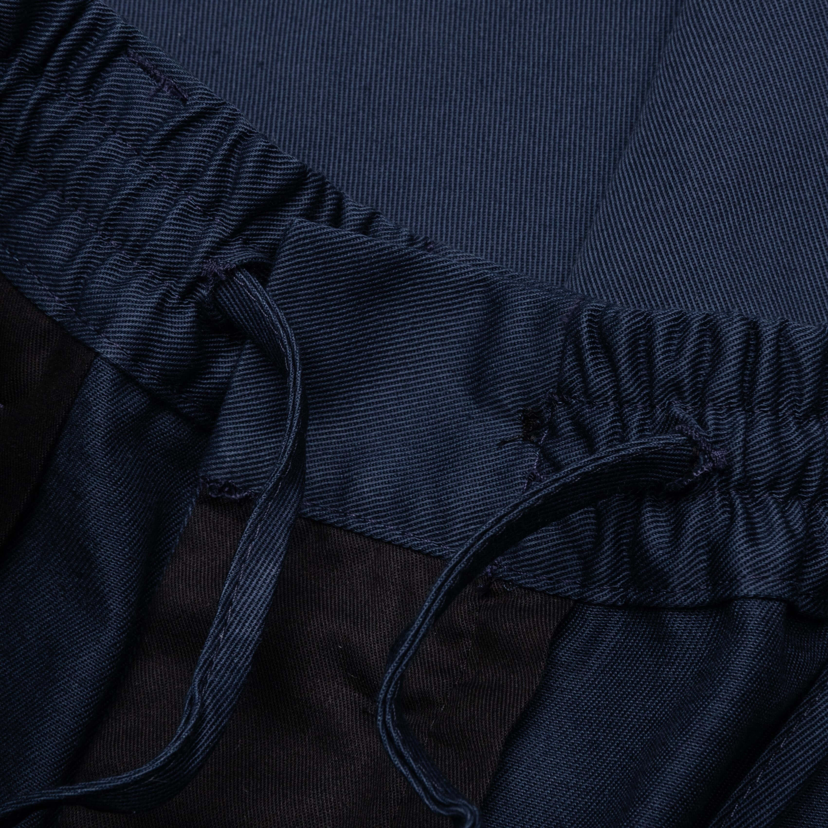 Cropped Drawstring Trousers Ink