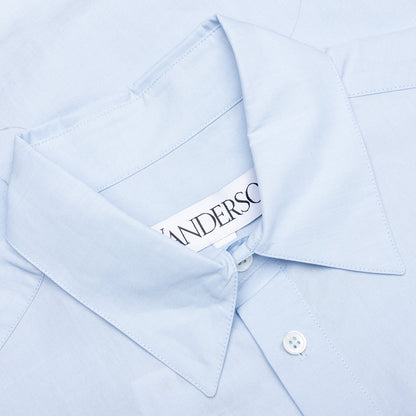 Window Embroidery Shirt Light Blue
