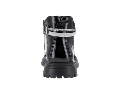 Botas YUYIN de Charol Negro para Niña