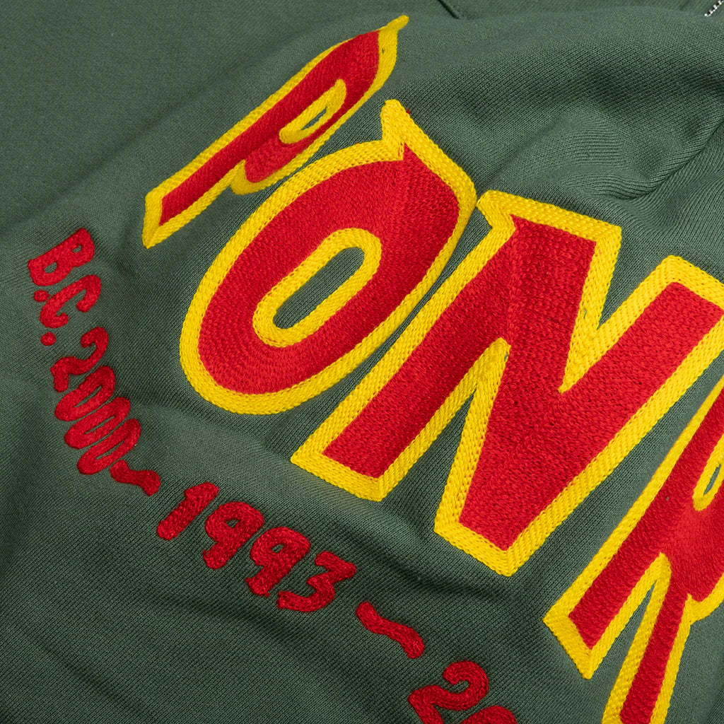 2nd Shark Full Zip Hoodie Green