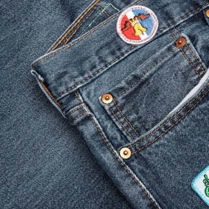 Gentlemans Denim Shorts Multi