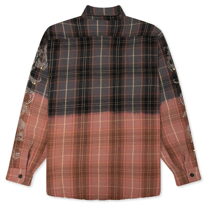 Crystal Flannel Shirt Black