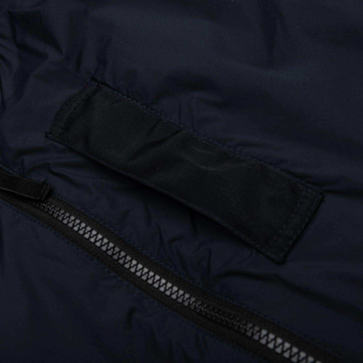 Skin Touch Nylon Bomber Jacket Navy Blue