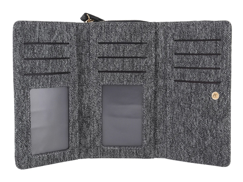 Bolso Estilo Cartera Felianna Negro para Mujer