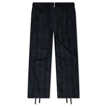 Plaid Pants Black