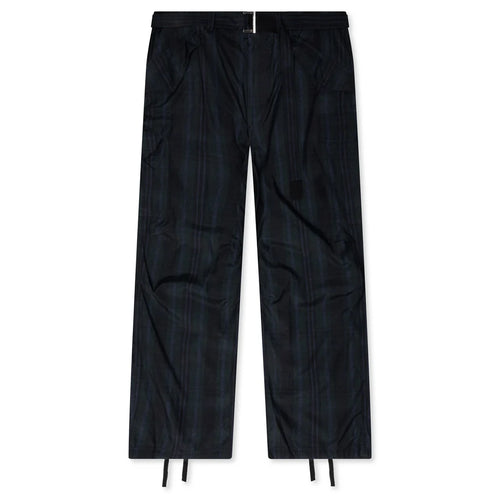 Plaid Pants Black