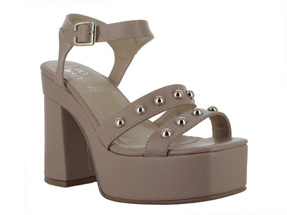 Sandalias Luna Rosa Color Maquillaje para Mujer