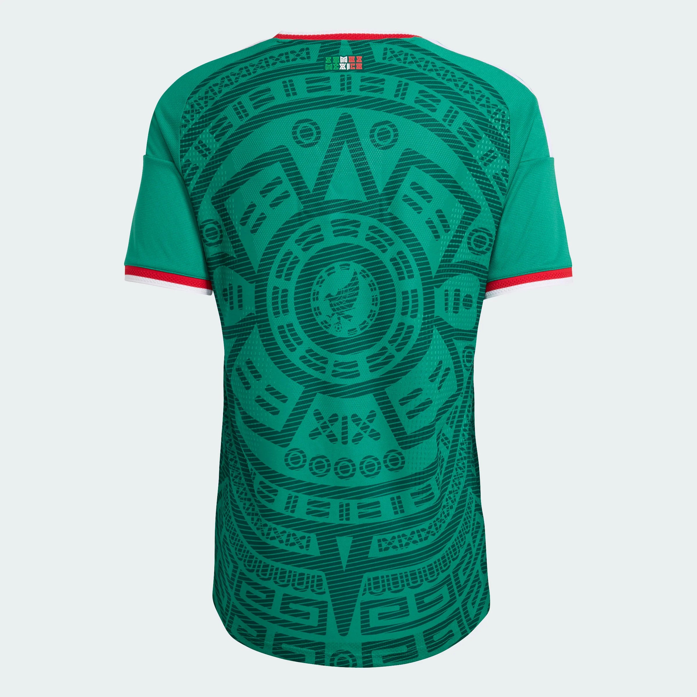 adidas Mexico Home Authentic Mens Soccer Jersey 26 Green