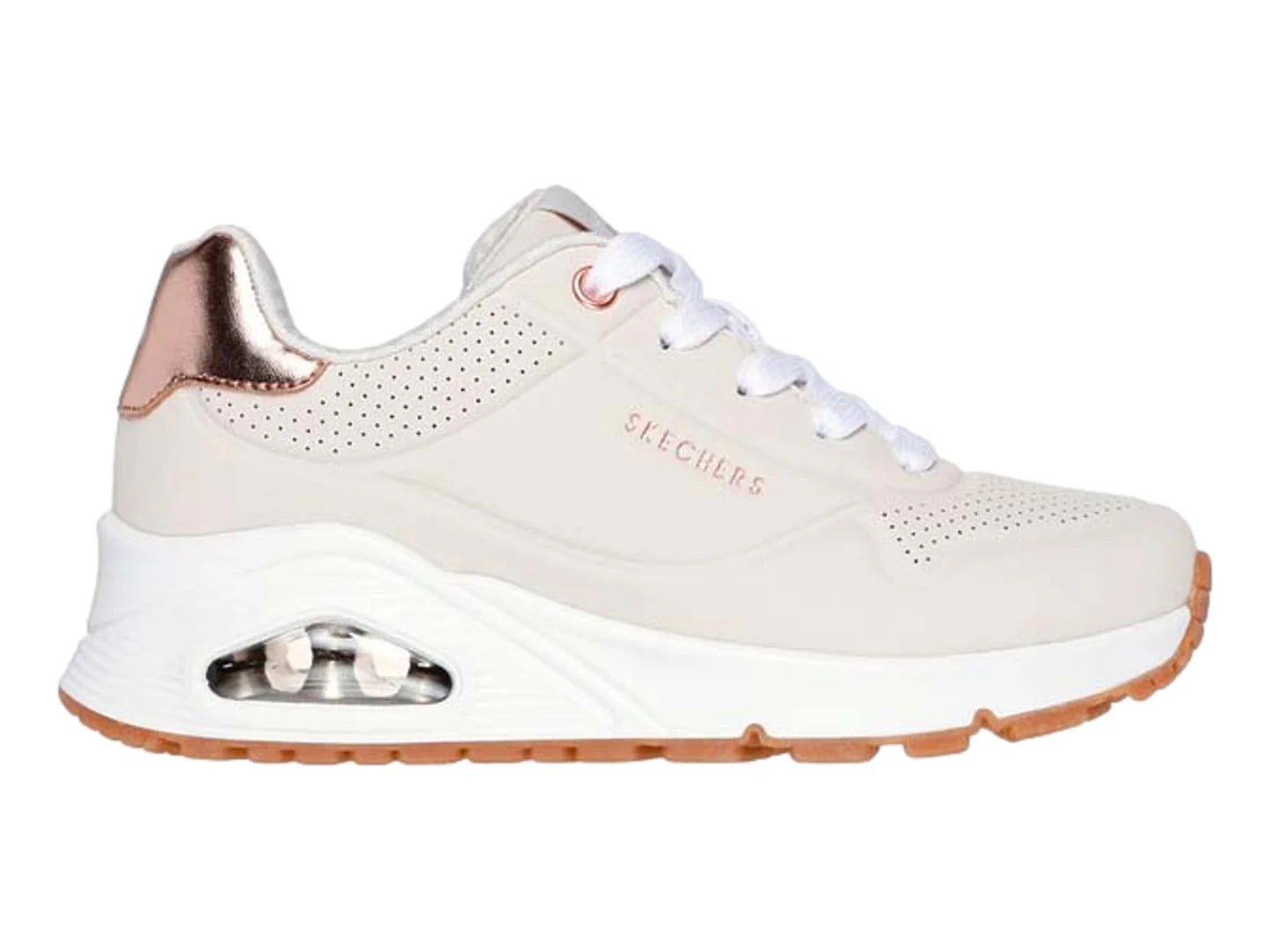 Tenis Skechers Street G Beige para Niña