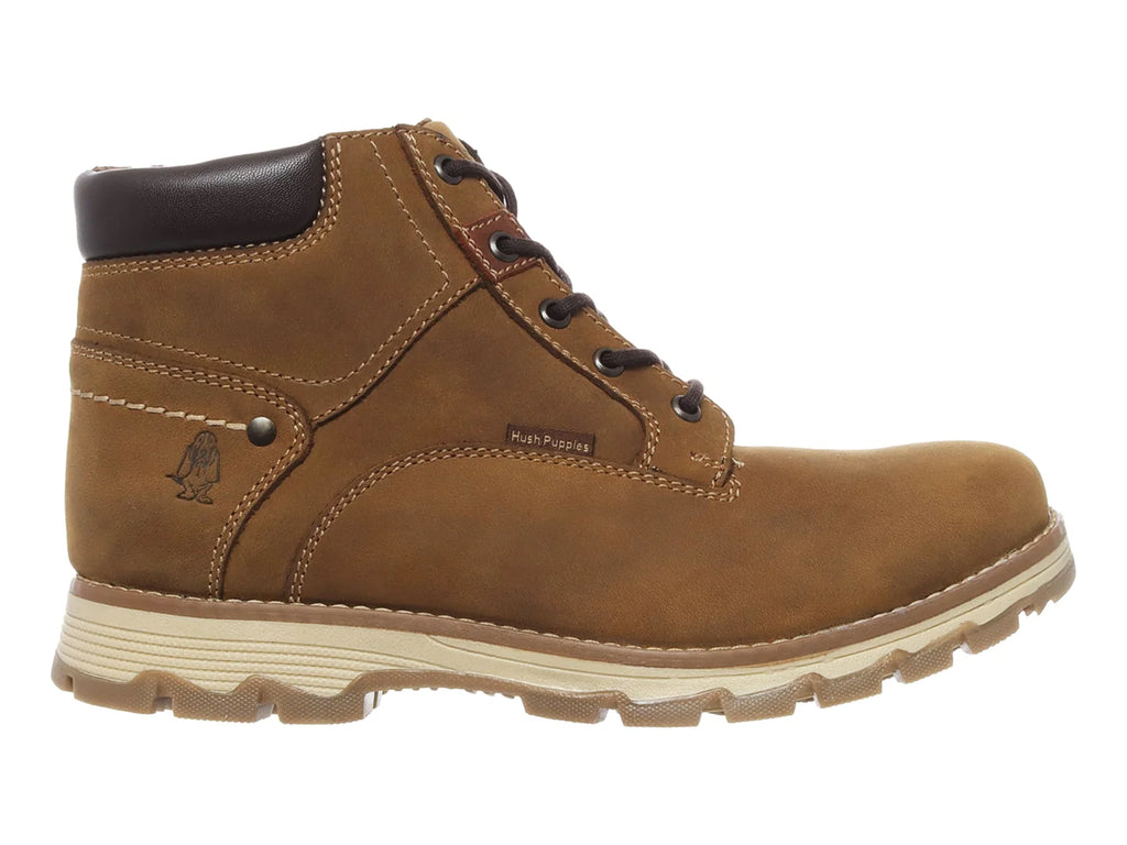Botas Casuales de Piel Hush Puppies Color Tan para Hombre