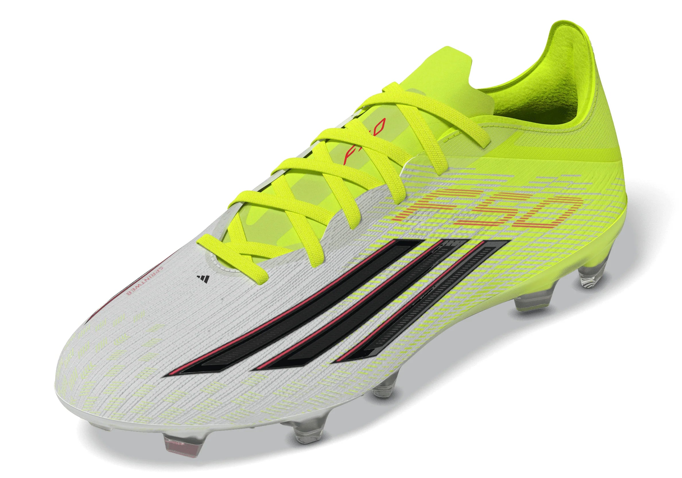 adidas F50 Pro FG Firm Ground Mens Soccer Cleats Yellow Black Red